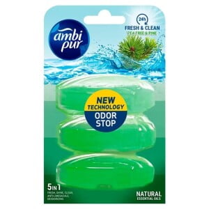 Odorizant Toaletă Ambi Pur Tea Tree & Pine  3*55ml