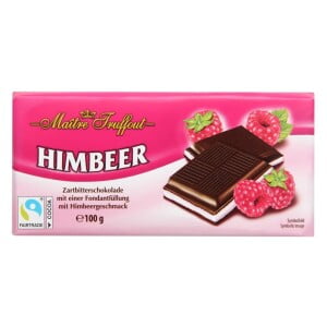 Ciocolata crema zmeura Maitre Truffout 100 g